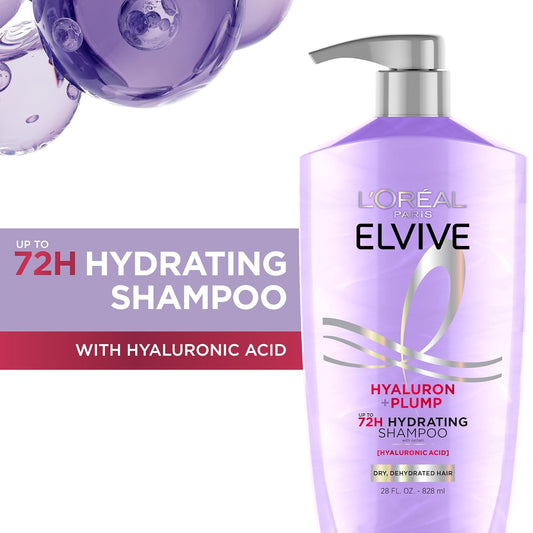 L'Oreal Paris Elvive Hyaluron Plump Shampoo and Conditioner Set for De