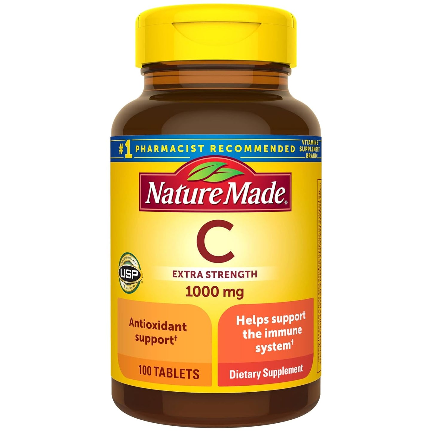 Nature Made Vitamin C 1000 mg Extra Strength, Dietary Supplement for I