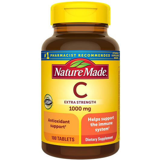 Nature Made Vitamin C 1000 mg Extra Strength, Dietary Supplement for I
