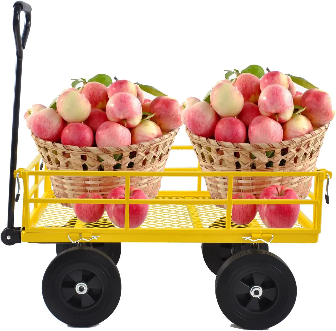 Garden Cart Outdoor Utility Wagon with Solid Wheels Beach Wagon,All Te