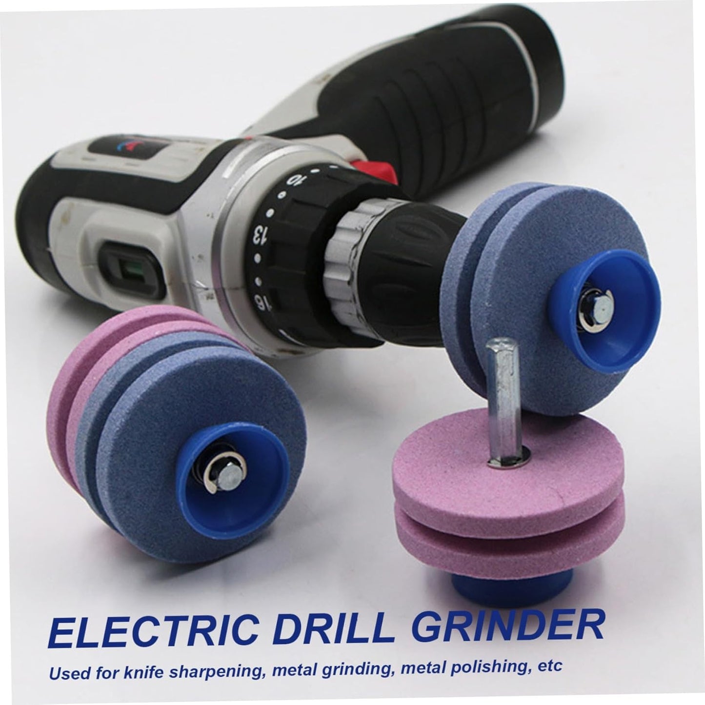 Garden Tool Sharpener, Four Layers Lawnmower Blade Sharpener, Grinding