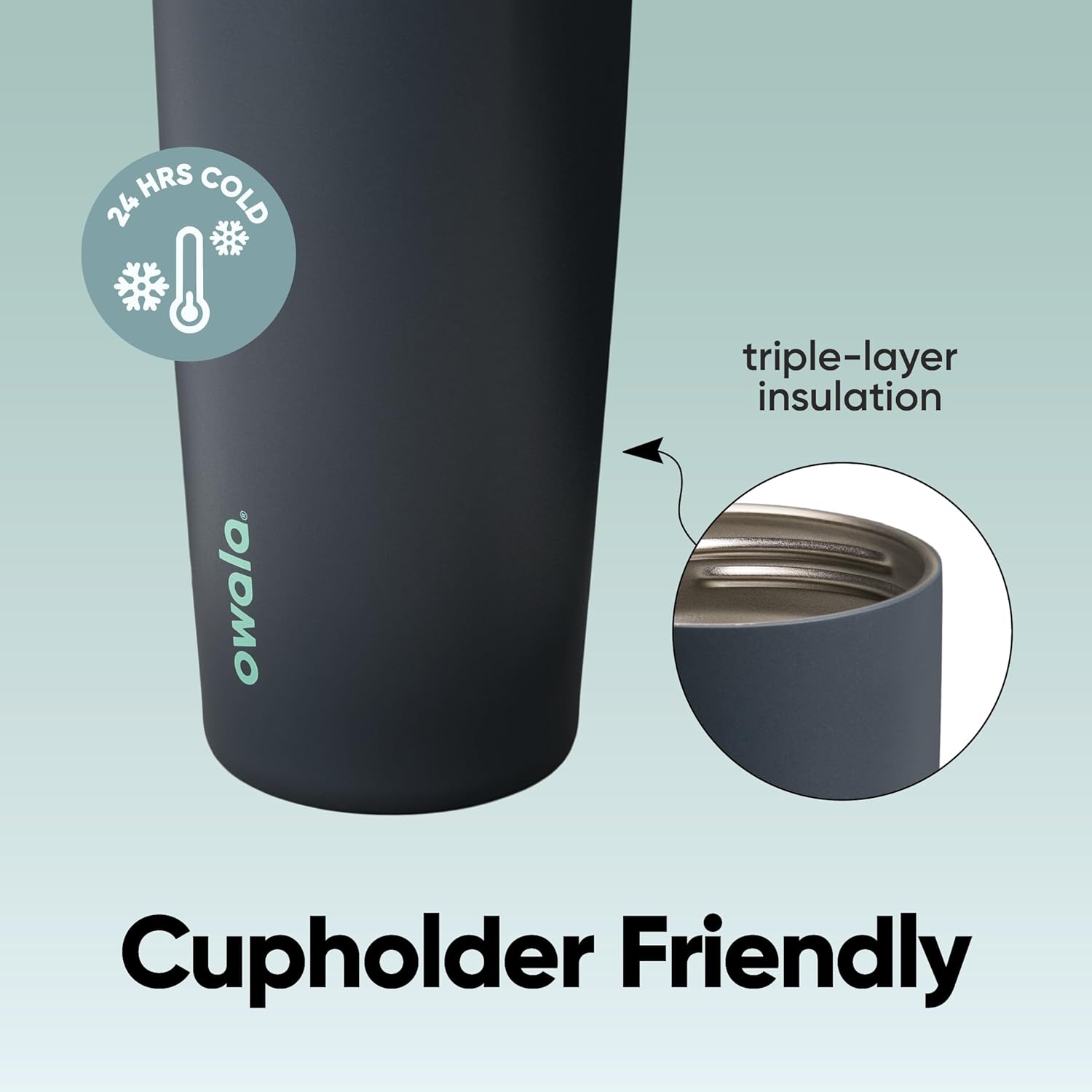 Owala FreeSip Sway Insulated Stainless Steel Water Bottle with Two-Way