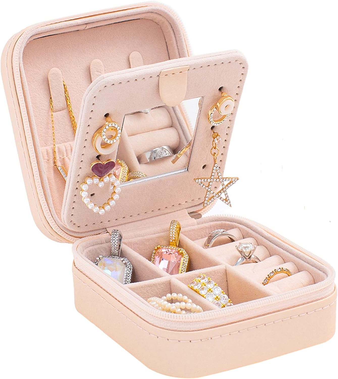 KElofoN Travel jewelry case Travel jewelry box Travel Jewelry Organize