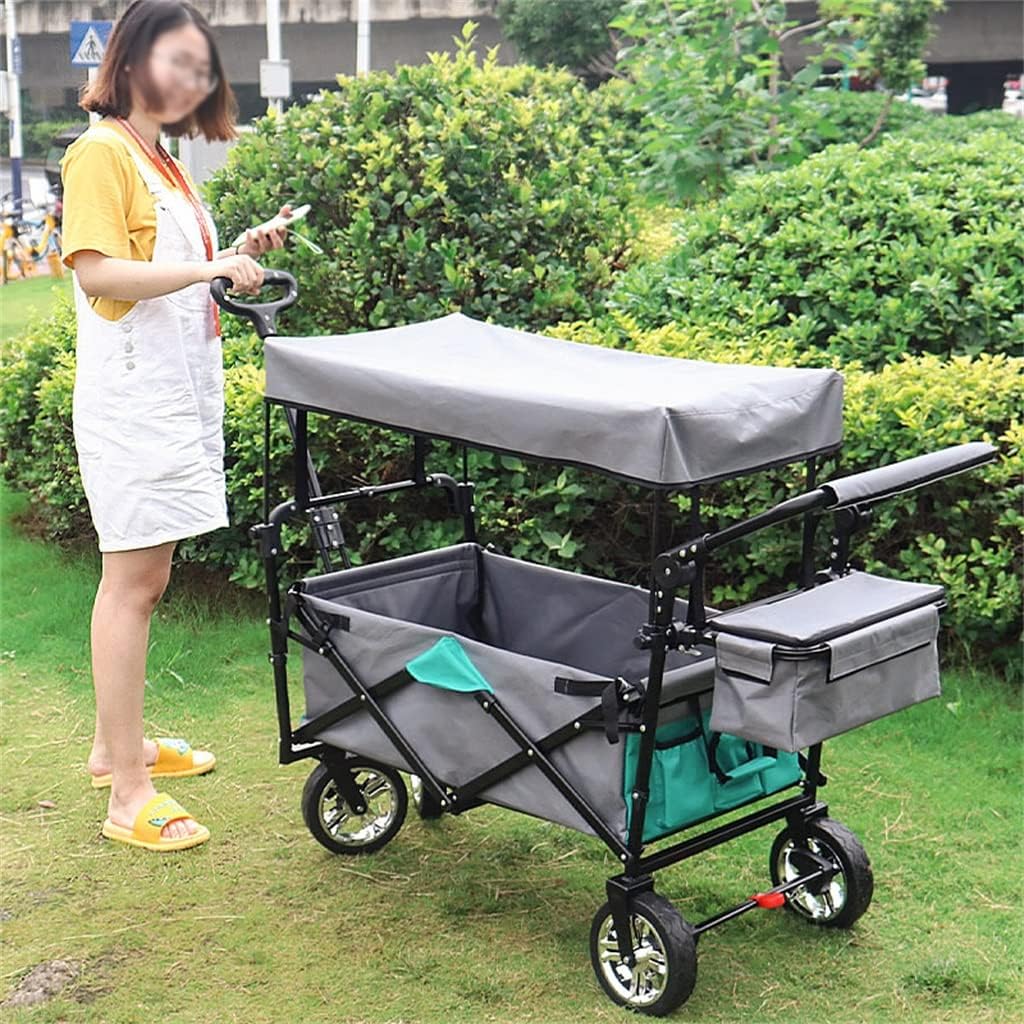 HBJWOV Folding Outdoor Utility Crow Garden Portable Crow Shopping Beach Camping Sports Drart