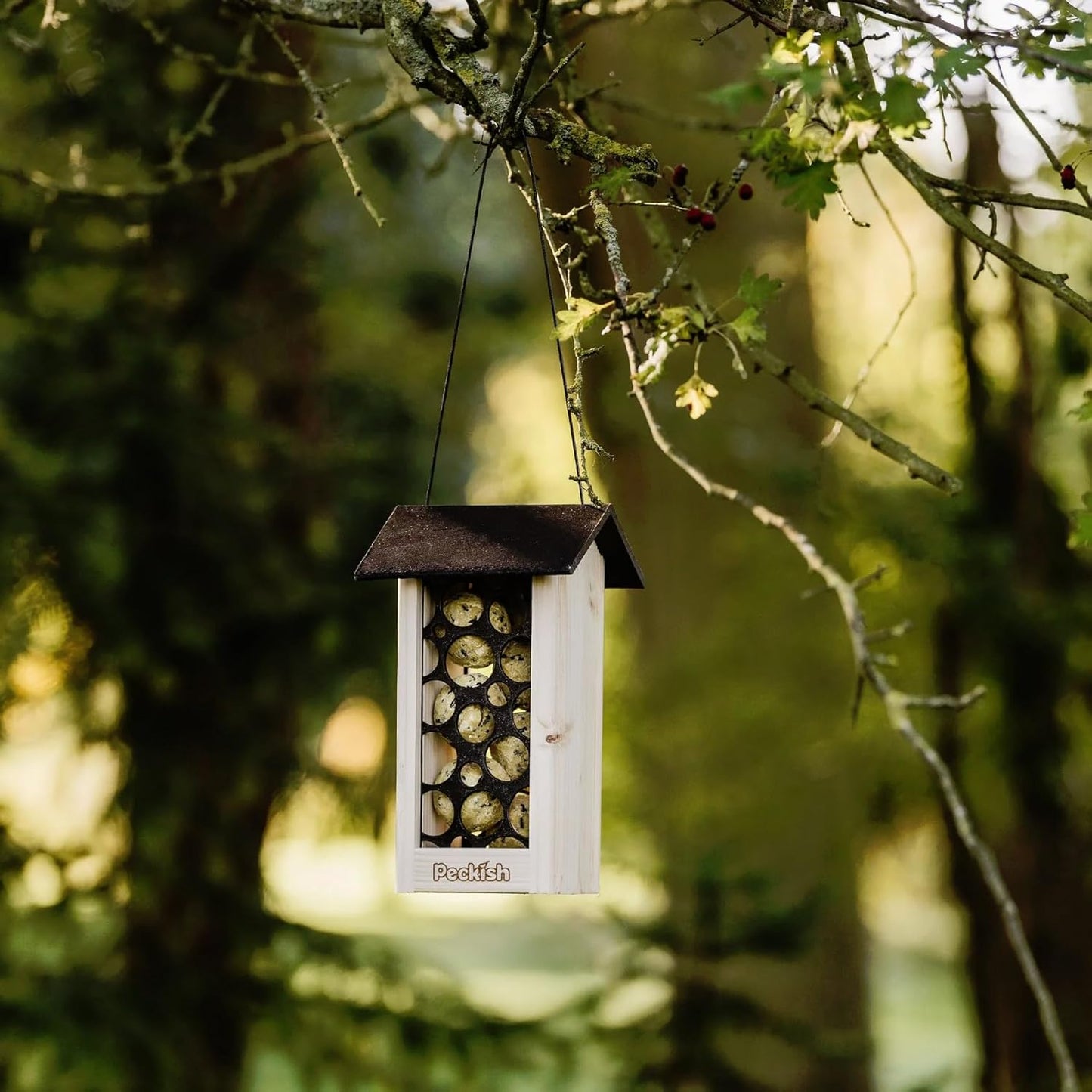 Peckish Woodland Feast Energy Ball Tower Bird Feeder 100% Sustainable