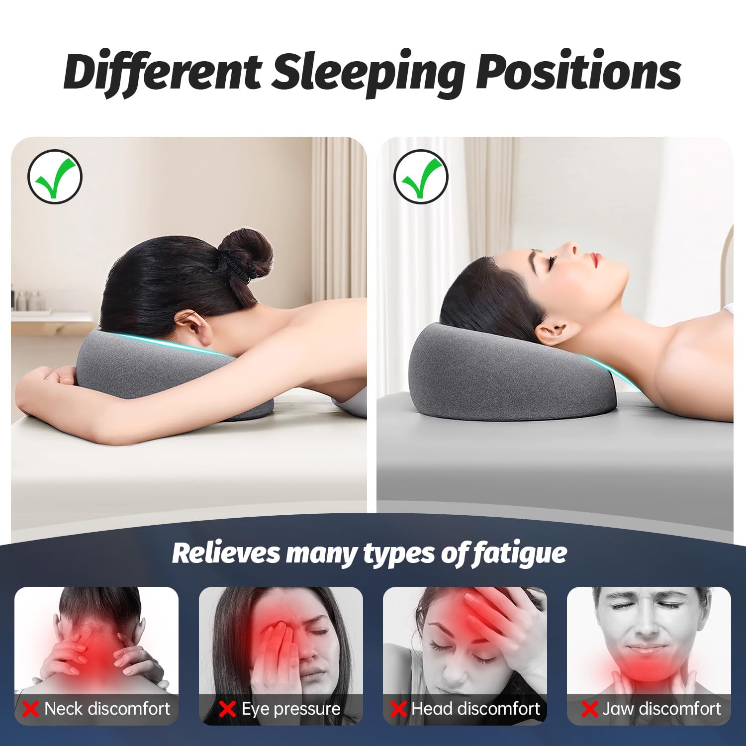 Face Down Pillows for Massage Table, Massage Headrest for Bed, Face Pi