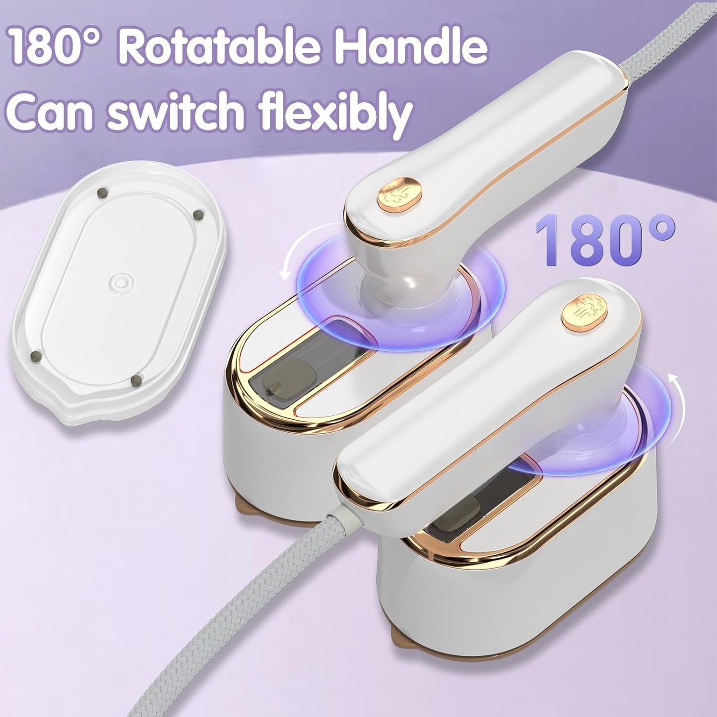 Travel Steamer Iron for Clothes Mini - Portable Ironing Machine Travel