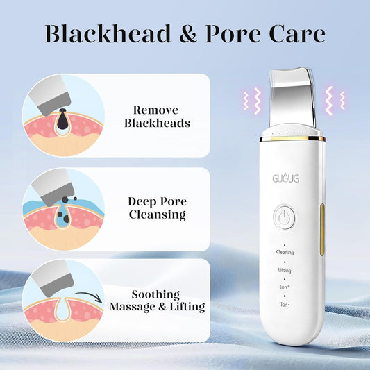 GUGUG Skin Scrubber Face Spatula Skin Spatula Pore Cleaner Blackhead R