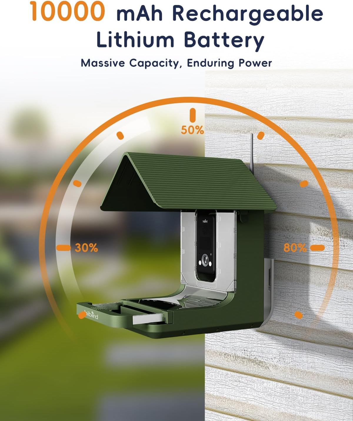 Bird Feeder with Camera, 32MP Photos & 4K Video with Live View, 5GHz/2.4GHz WiFi, AI Identify Birds Species and Instant Arrival Alerts for Bird Lovers