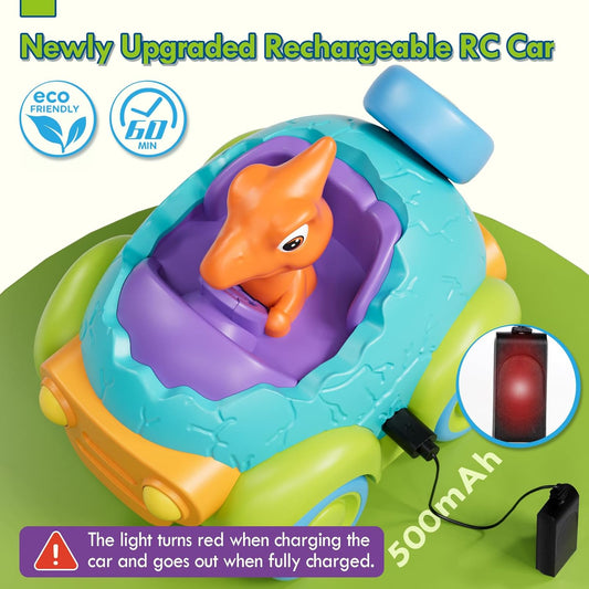Lehoo Castle Remote Control Car for Toddlers, Rechargeable RC Cars for