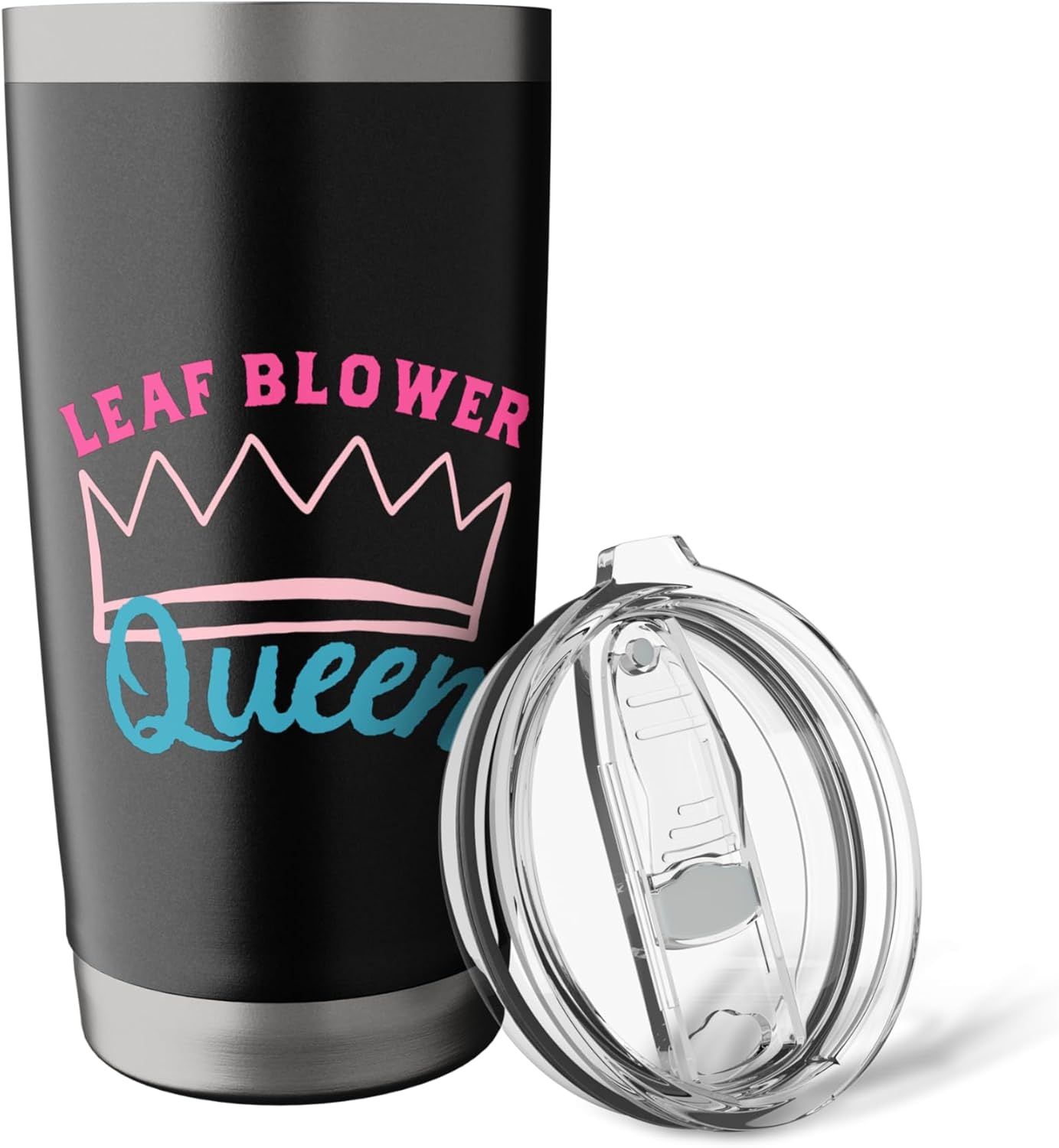 Leaf Blower Shirts For Women Leaves Queen Of Lawn Care Yard Stainless Steel Insulated Tumbler