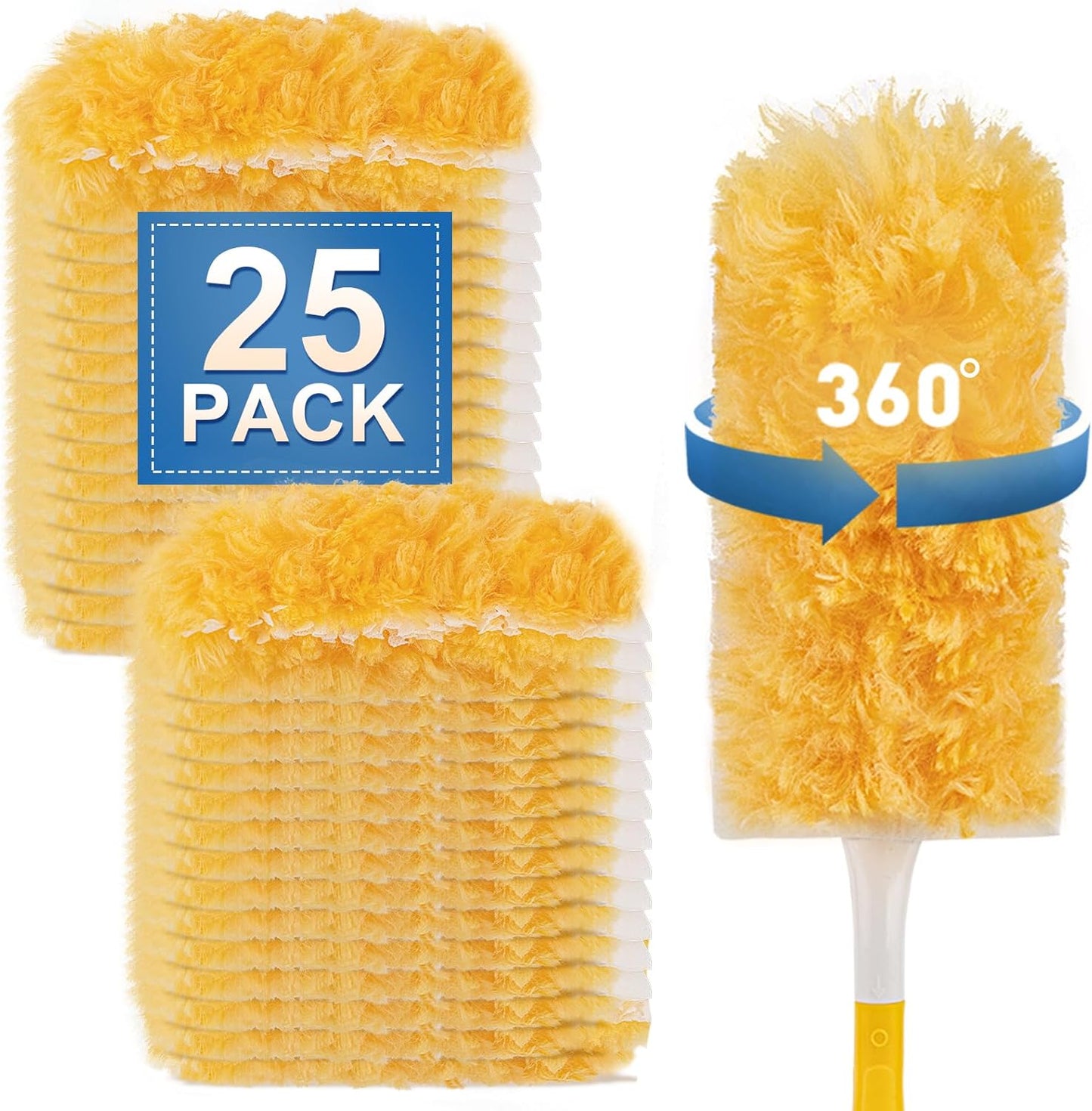 Heavy Duty Duster Refills, Unscented Disposable Dusters Kit for Cleani