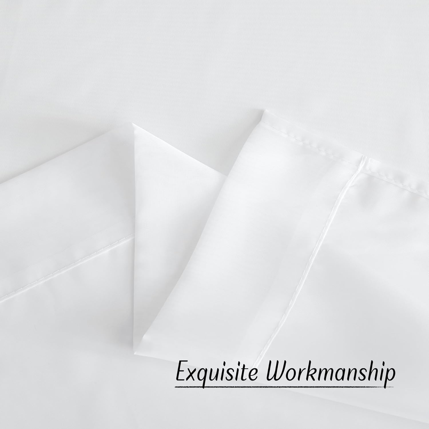 NICETOWN White Sheer Curtains 84 inches Long - Home Decoration Grommet