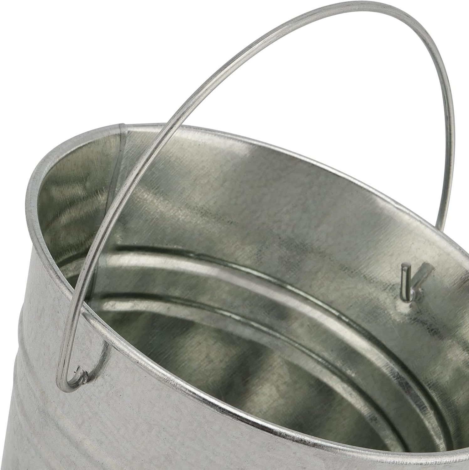 JEUIHAU 25 PCS 5x4.5 inch Galvanized Mini Buckets - Tin Pails for Part