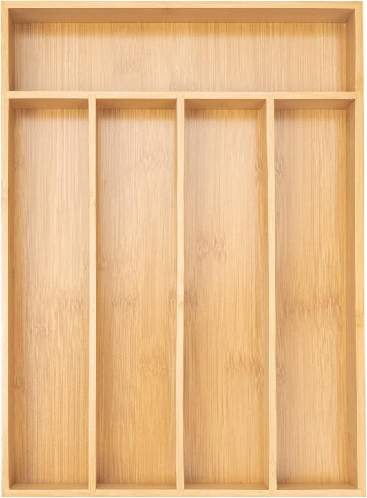 Silverware Organizer Kitchen Drawer Organizer Utensil Organizer Bamboo