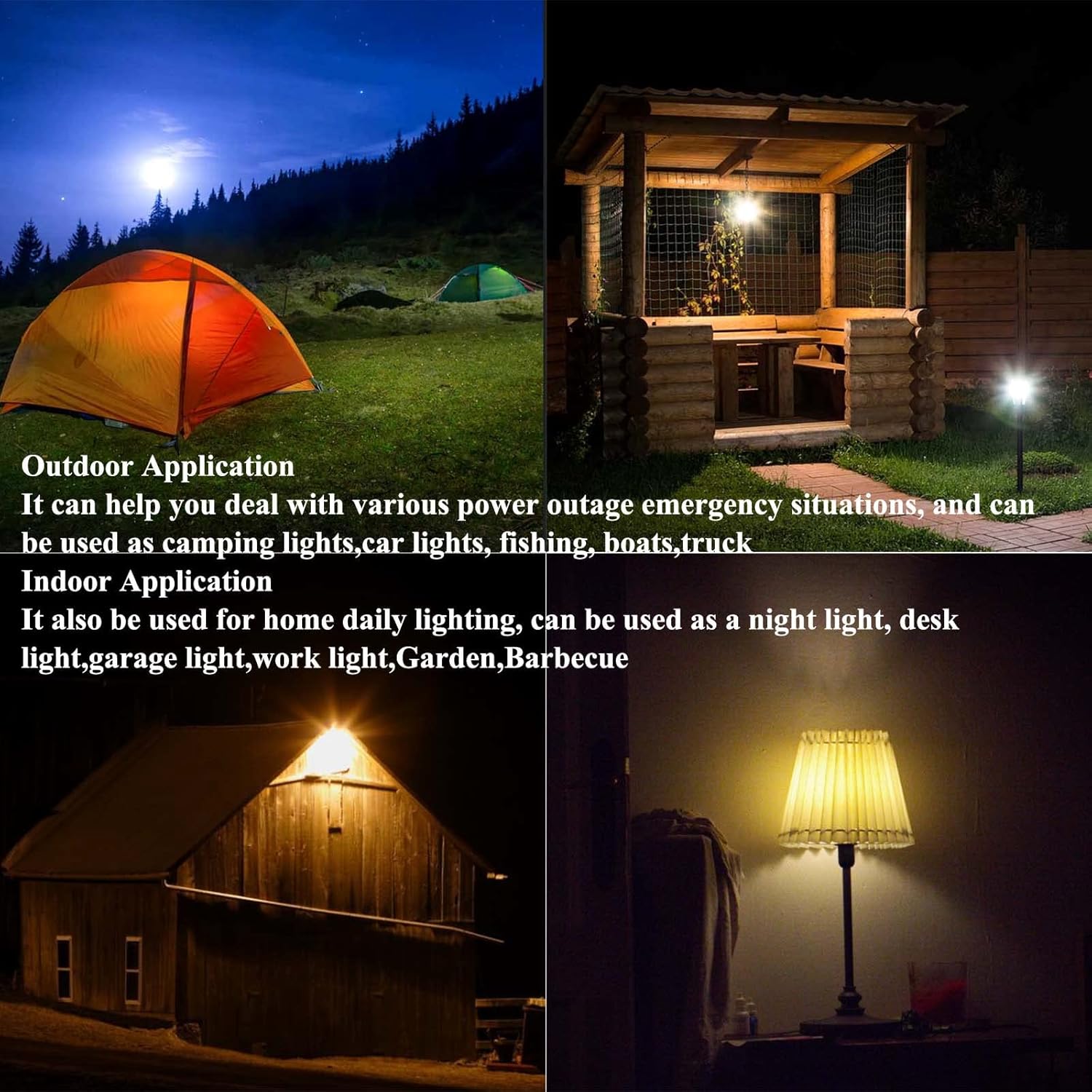 Taysing USB Light,USB Lamp,Camping Lights,7W Dimmable Hanging Portable