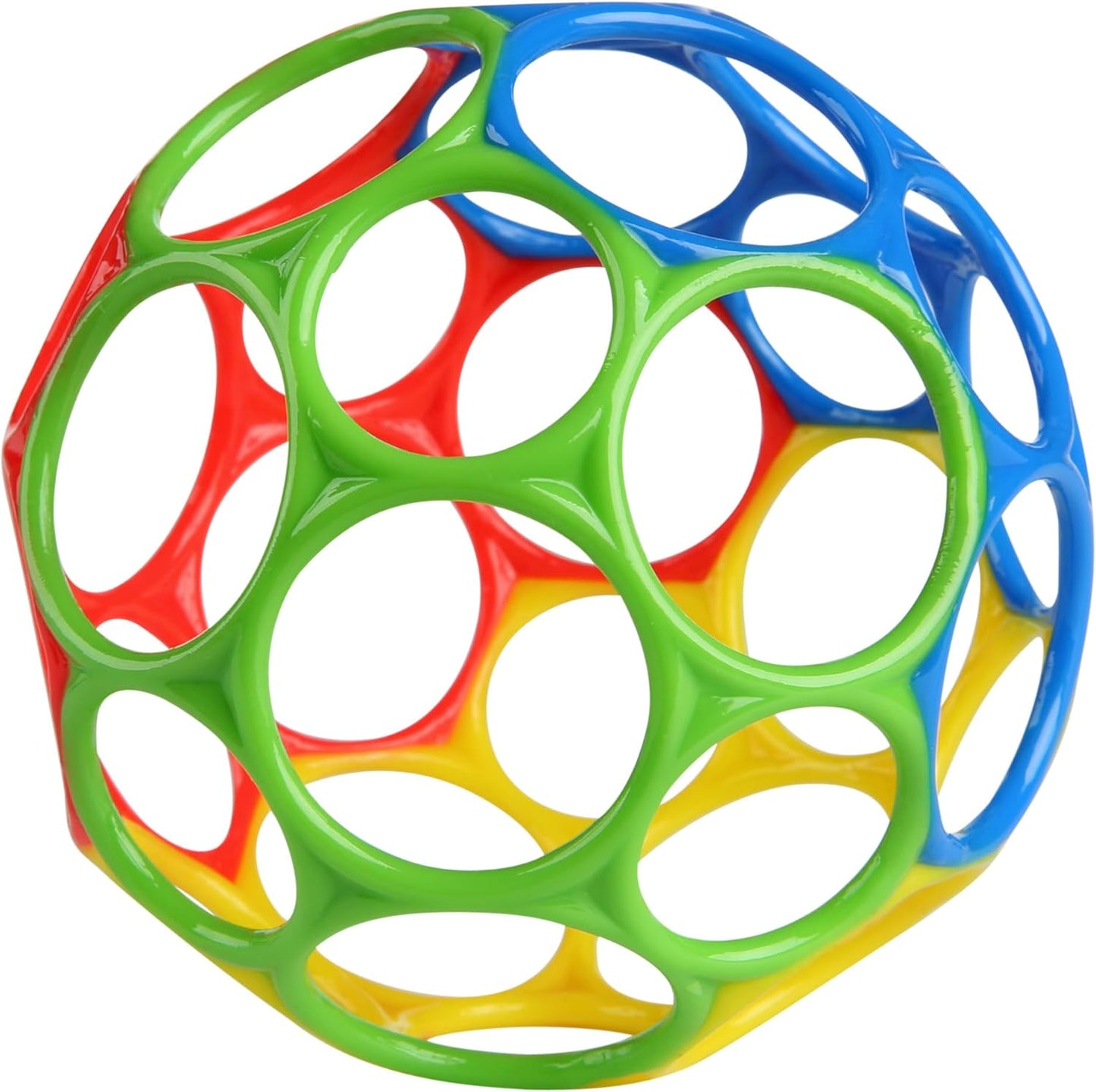 Bright Starts Oball Easy Grasp Classic Ball BPA-Free Infant Toy in Red