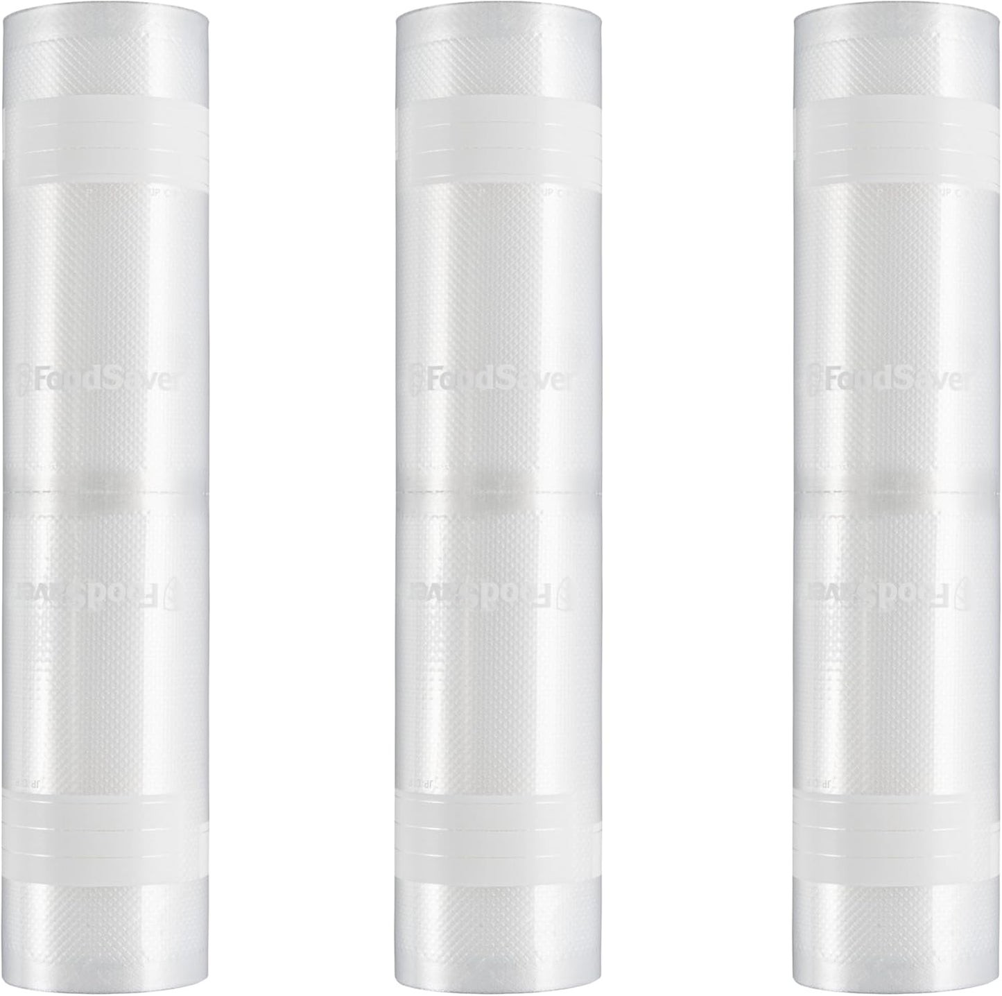 FoodSaver Custom Fit Vacuum Sealer Rolls, Airtight Food Storage and Sous Vide Rolls, BPA-Free, 11 x 16' (Pack of 3)