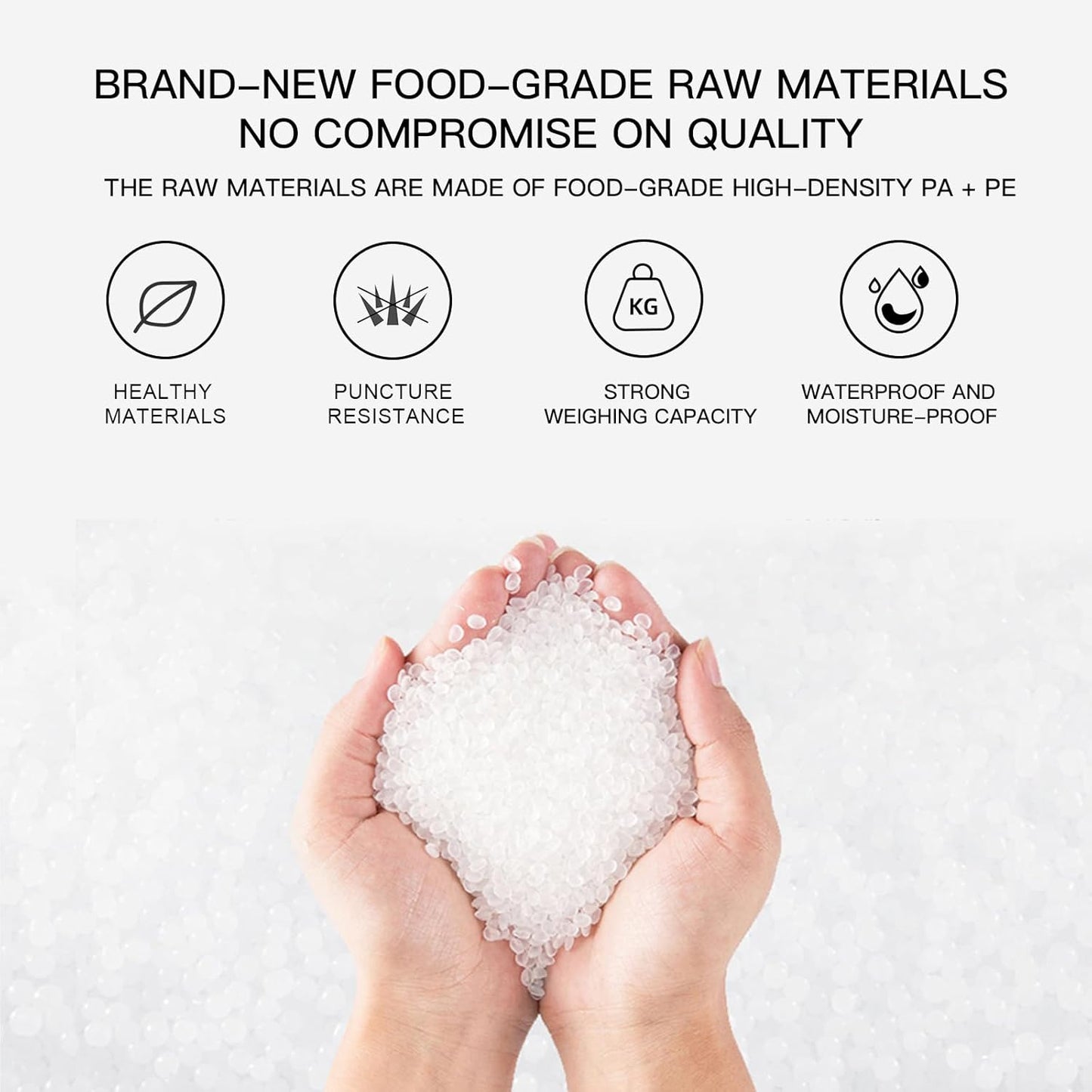 MEGAWISE Vacuum Sealer Bags (8''x 12''-110pcs) for Food Freshness Preservation, BPA Free Vacuum Storage Bags for Food or Sous Vide, Seal a Meal,Double-Sided Texture, Double Lock Freshness (110 count)