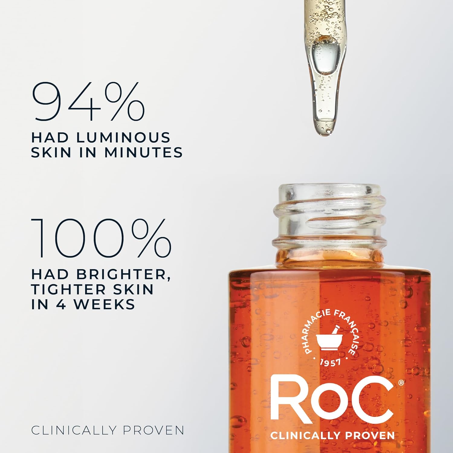 RoC Multi Correxion Revive + Glow 10% Active Vitamin C Serum for Face,
