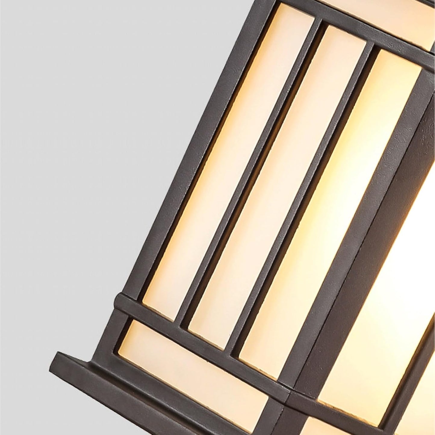 Solar Exterior Wall Lantern, IP65 Waterproof Die-cast Aluminum Sconce Light, Traditional Wall Mounted Fixture with Tempered Glass, 3-Color Mode LED Lamp for Porch Patio Garden Courtyard Path