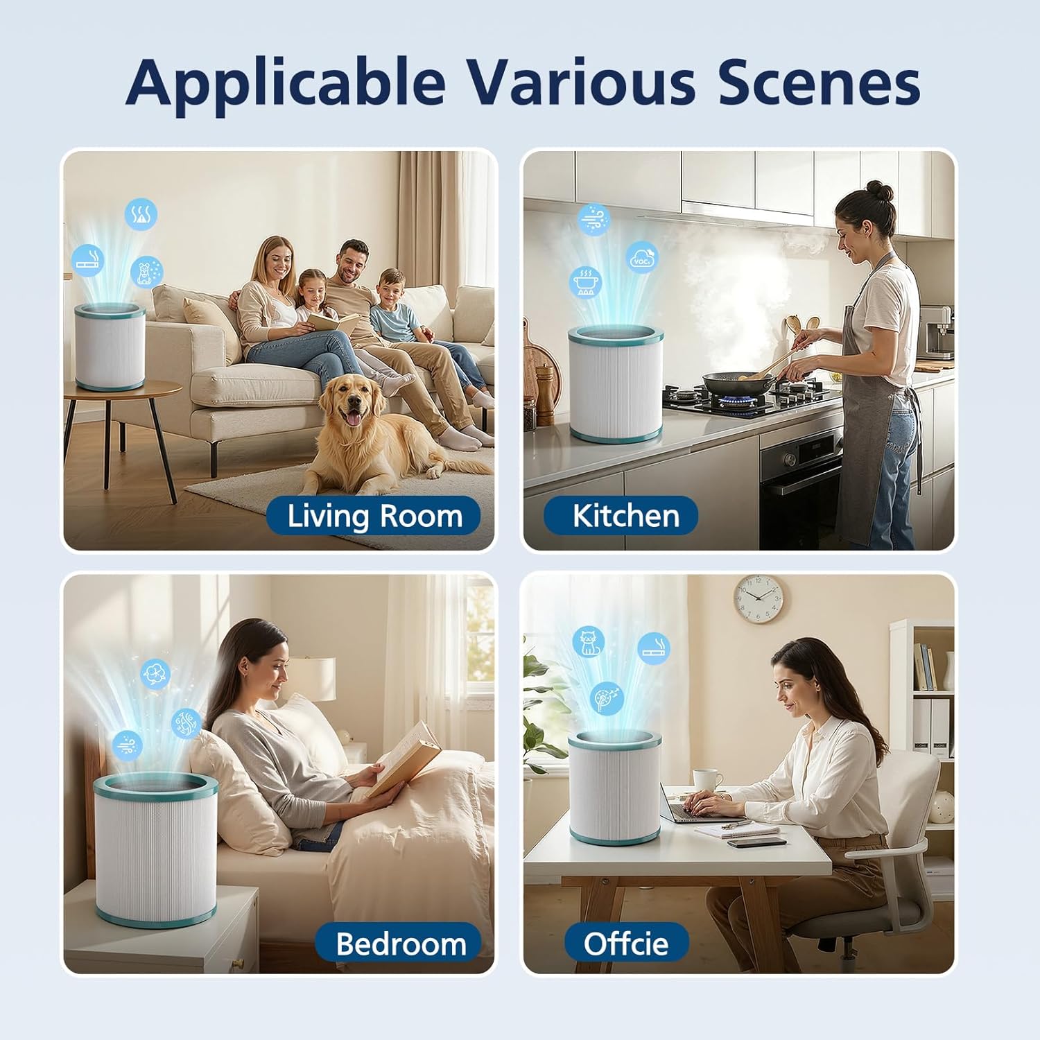 TP01 HEPA Filter Replacement Compatible Only with Dyson Tower Purifier
