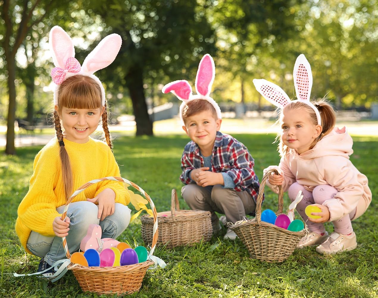 The Dreidel Company 100-Pack Fillable Easter Eggs with Hinge Bulk Colorful Bright Plastic Easter Eggs, Perfect for Easter Egg Hunt, Suprise Egg, Easter Hunt, 2.3" Assorted Colors (100-Pack)