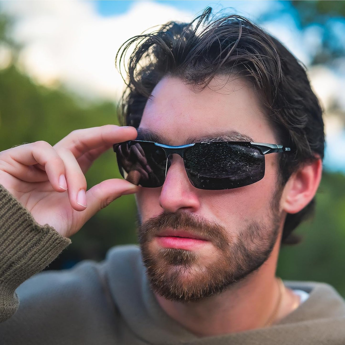 DUCO Mens Sports Polarized Sunglasses UV Protection Sunglasses for Men