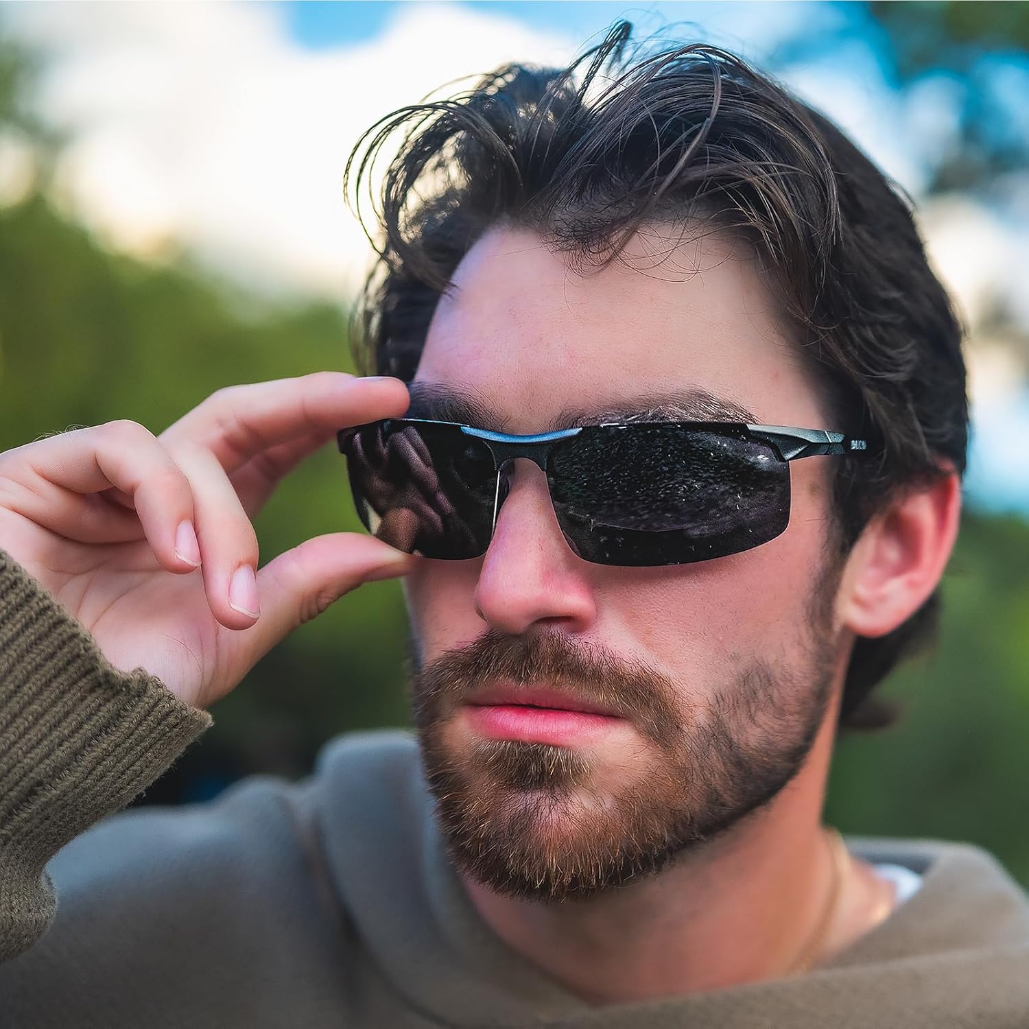 DUCO Mens Sports Polarized Sunglasses UV Protection Sunglasses for Men