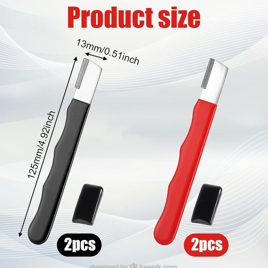4 Pack Garden Tool Sharpener, Mini Knife Machete Sharpener Portable Axe Scissor Sharpeners Quick Edge Blade Pruner Sharpeners for Garden Tools Trimming Knives Cutter