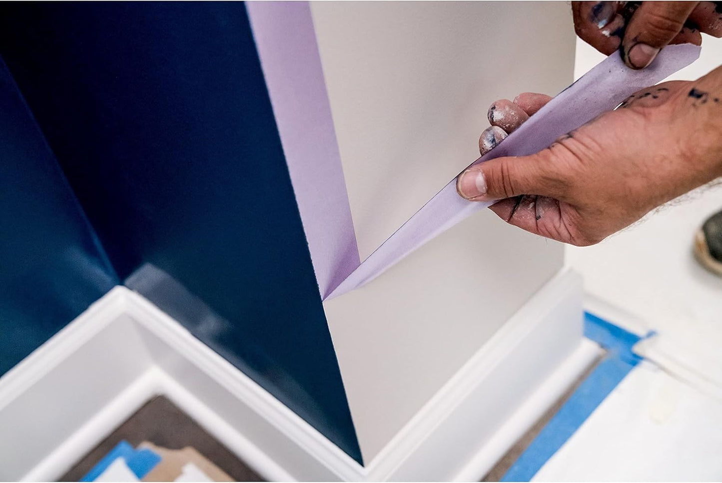 Scotch Delicate Surfaces Painters Tape, 0.94 in x 60 yd, Damage-Free Painting Prep, Protect Delicate Surfaces, UV & Sunlight Resistant, Solvent-Free Adhesive, Indoor Masking Tape, 1 Roll (2080EL-24E)