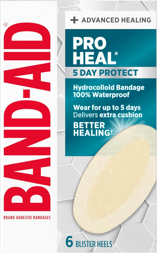 BAND-AID Brand Pro Heal Hydrocolloid Blister Bandages for Advanced Hea