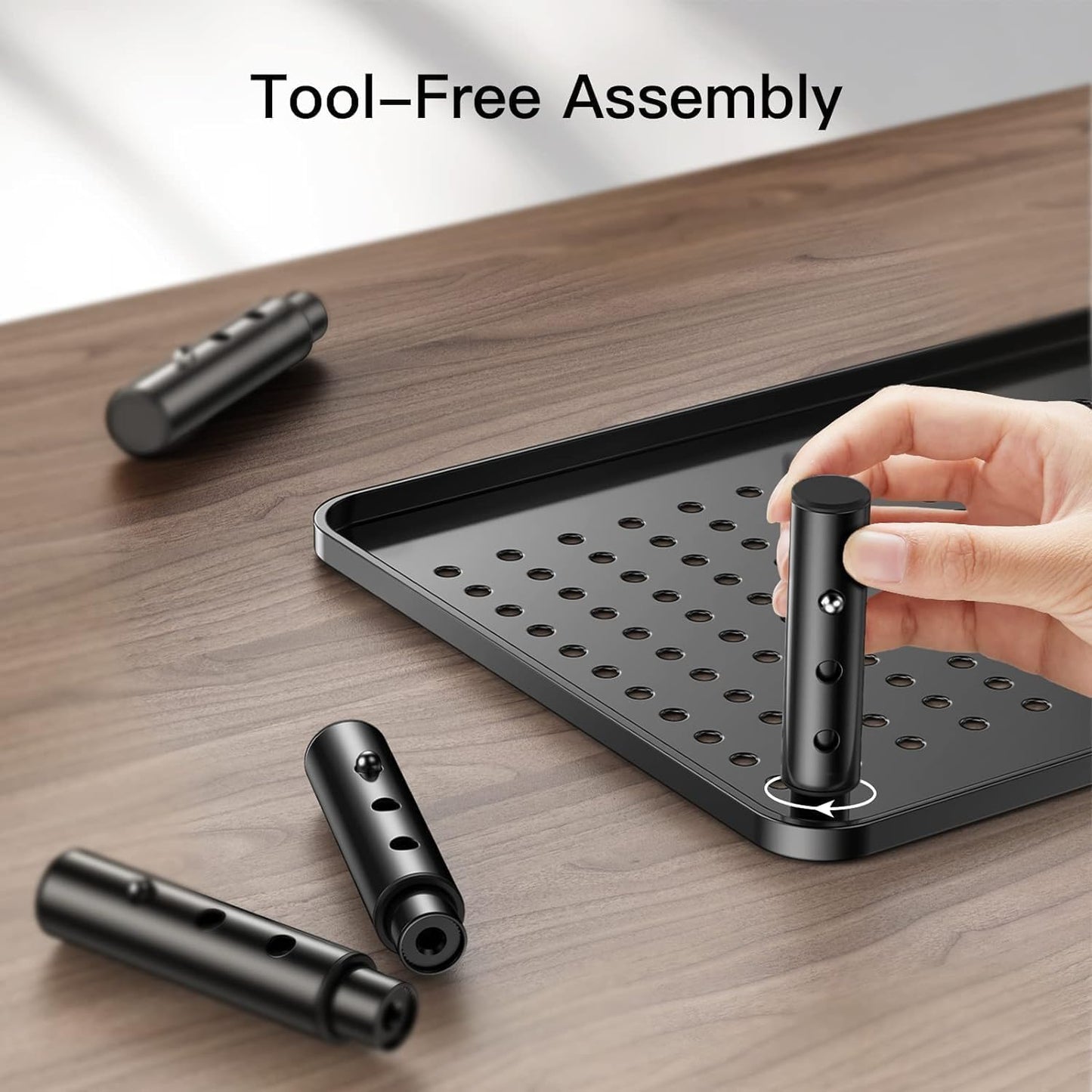 HUANUO Monitor Stand for Desk, Computer Monitor Stand Height Adjustabl