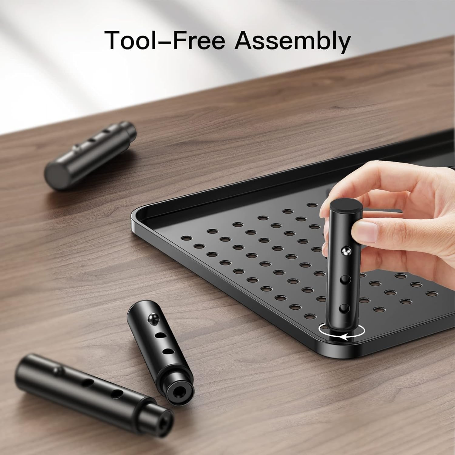 HUANUO Monitor Stand for Desk, Computer Monitor Stand Height Adjustabl