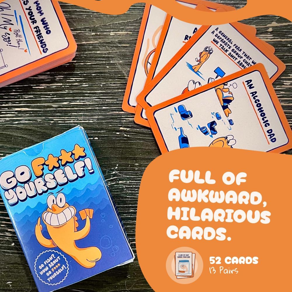 Go F Yourself! – The Grown Up Go Fish Card Game You've Always Wanted |