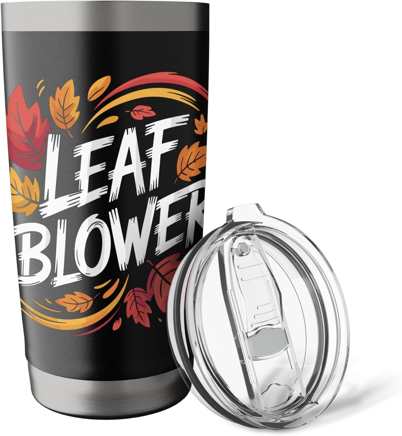 Funny Leaf blower Fall Landscaping Joke Gardening Stainless Steel Insulated Tumbler