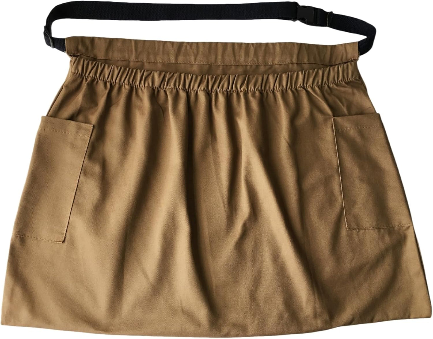 Gardening Apron Harvest Apron with Pockets, Brown Garden Apron, Adjust