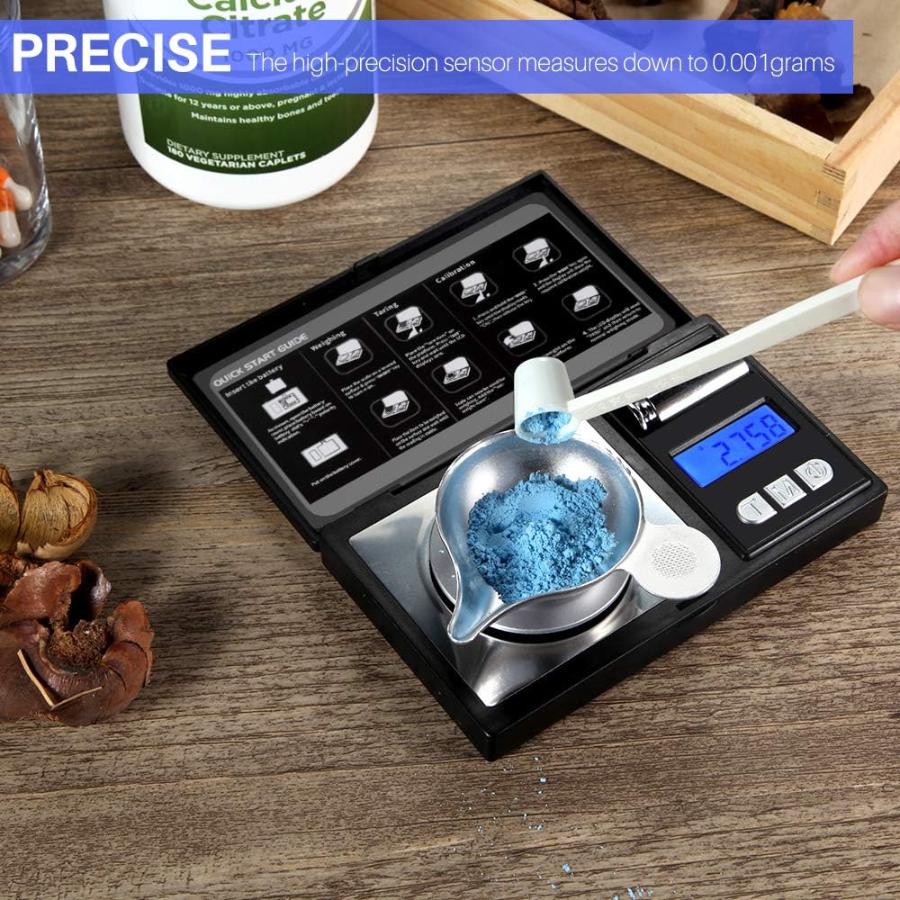 THINKSCALE Milligram Scale, 50g/0.001g Digital Jewelry Scale, Micro Gr