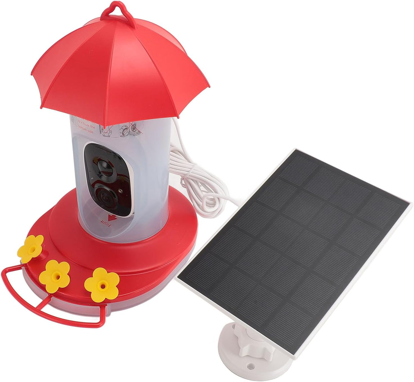 Bird Feeder Camera 1080P HD Wide Angle Solar Bird Feeder Camera for Outdoor Use