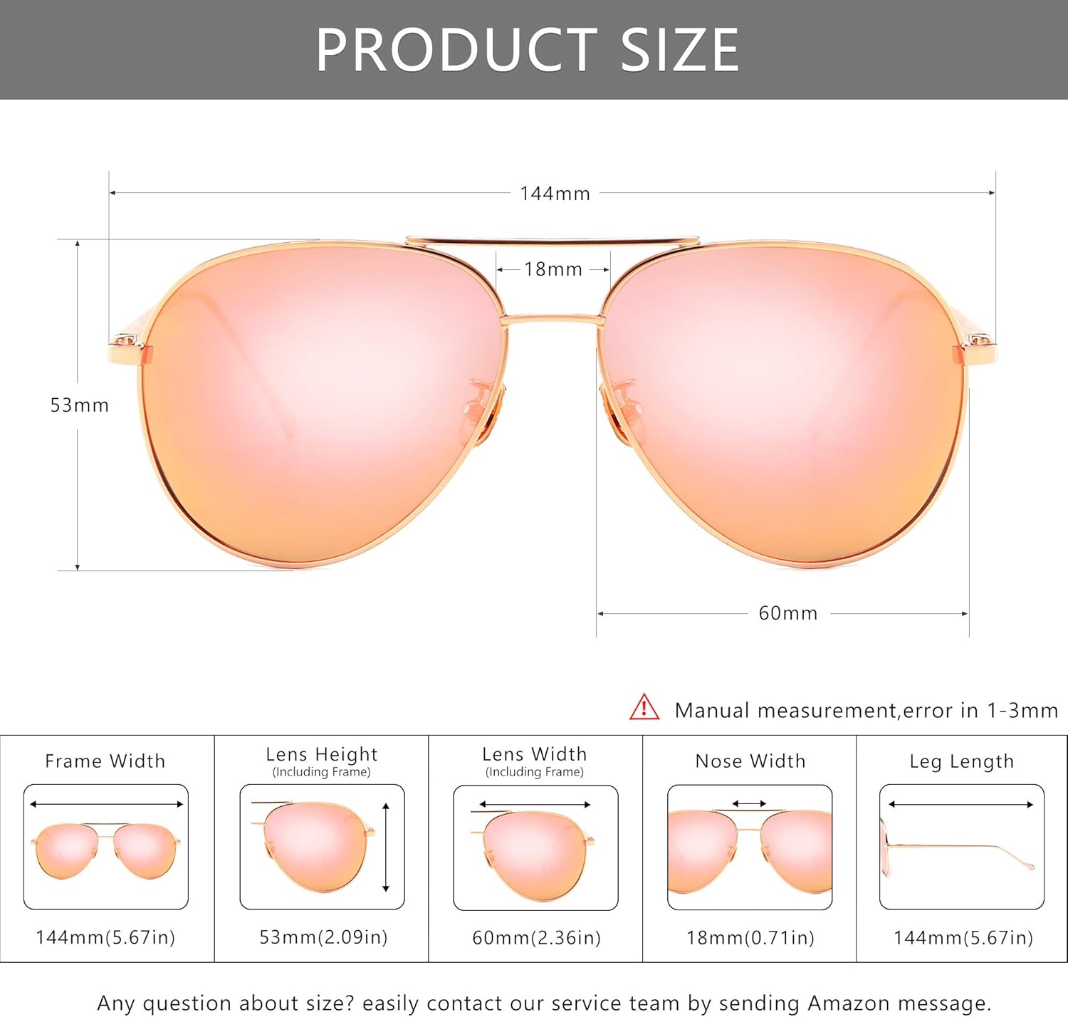 SUNGAIT Women's Lightweight Oversized Aviator Sunglasses - Classic Sty