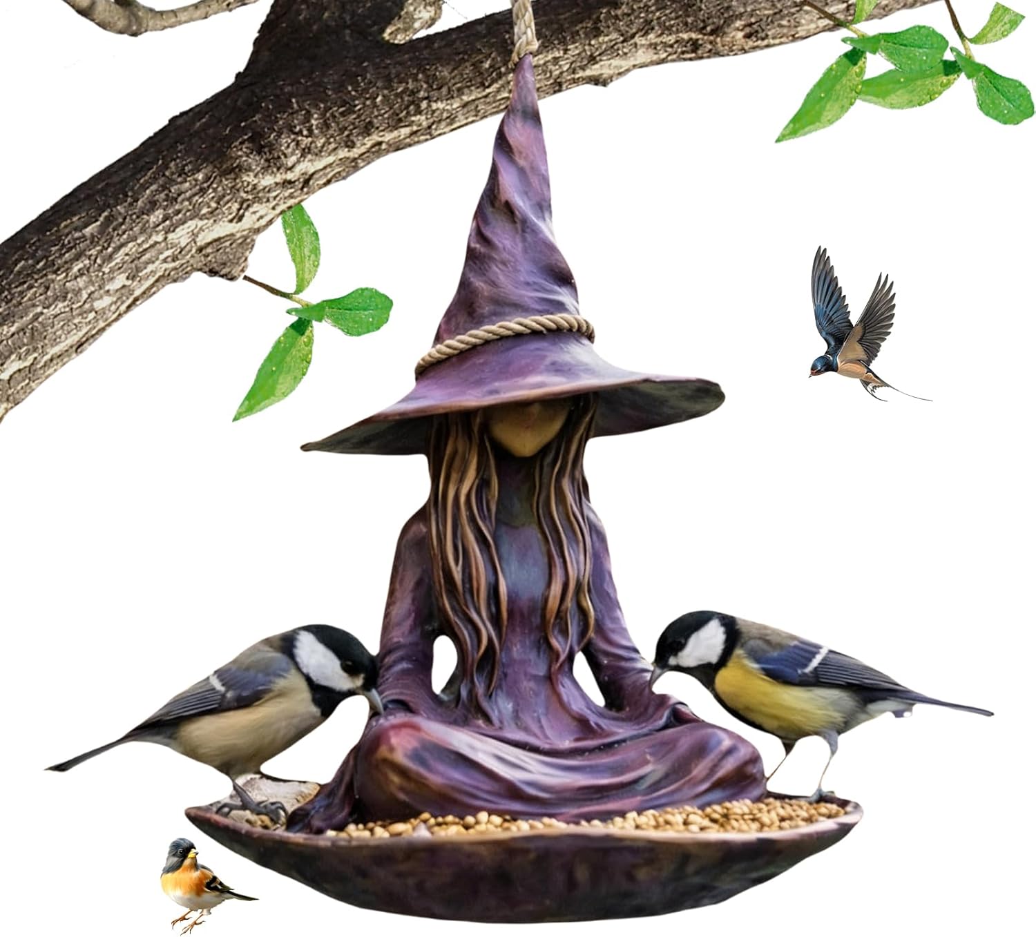Weatherproof Bird Feeder, Hangable All-Season Feeder, Outdoor Bird Foo