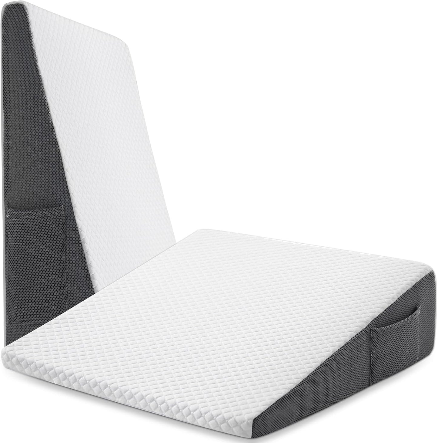 Cozymaker 7.5" Bed Wedge Pillow for Sleeping After Surgery, Back Suppo