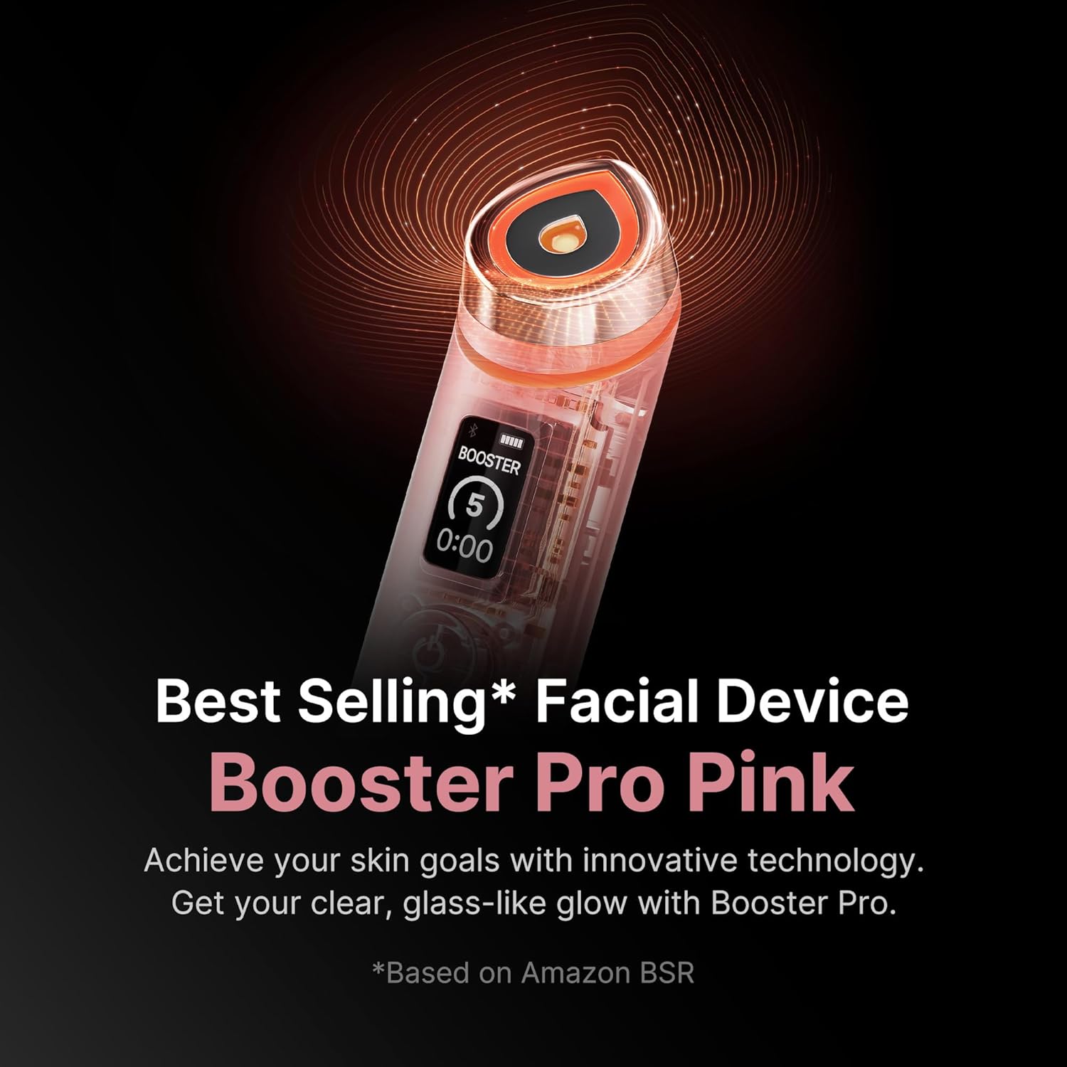 medicube Booster Pro | 6-in-1 Real Glass Glow Beauty Massager | for Cl
