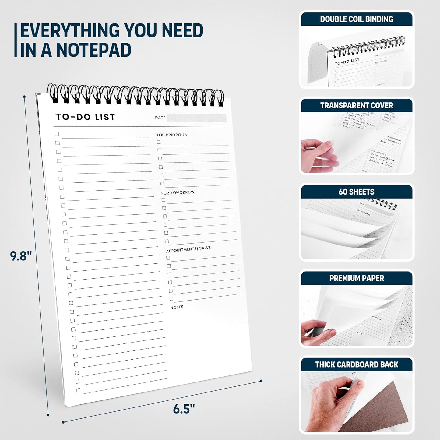 Of a Happy Kind To Do List Notepad: With Multiple Functional Sections 