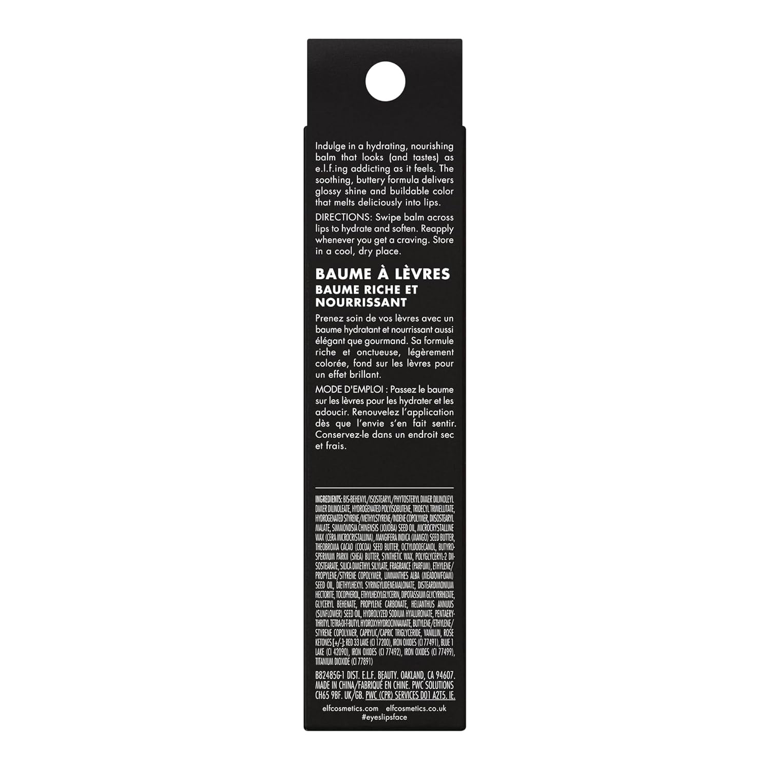 e.l.f. Glow Reviver Melting Lip Balm, Hydrating Tinted Lip Balm For A 