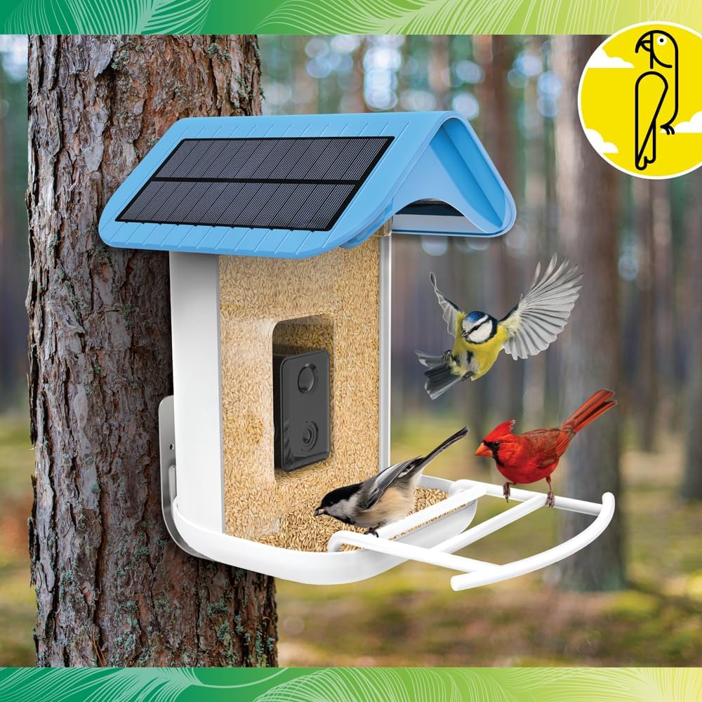 Featherland Paradise Smart AI Recognition House Hopper Bird Feeder