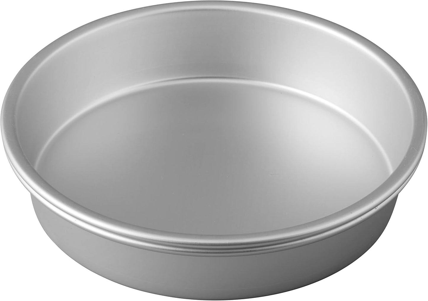 Wilton Aluminum Round Cake Pan Set, Durable Anodized, Bakeware for Tiered & Layered Cakes, Even Heating, Rust-Resistant, Professional Cake Baking Pans, 9 x 2 in, Pack of 2