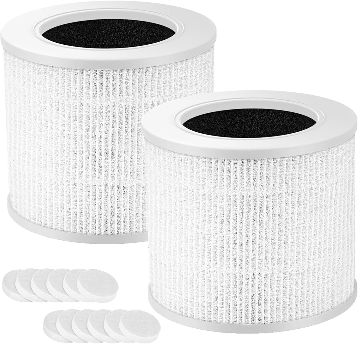 2 Pack Core Mini Filter H13 True HEPA Filters for LEVOIT Core Mini Cor