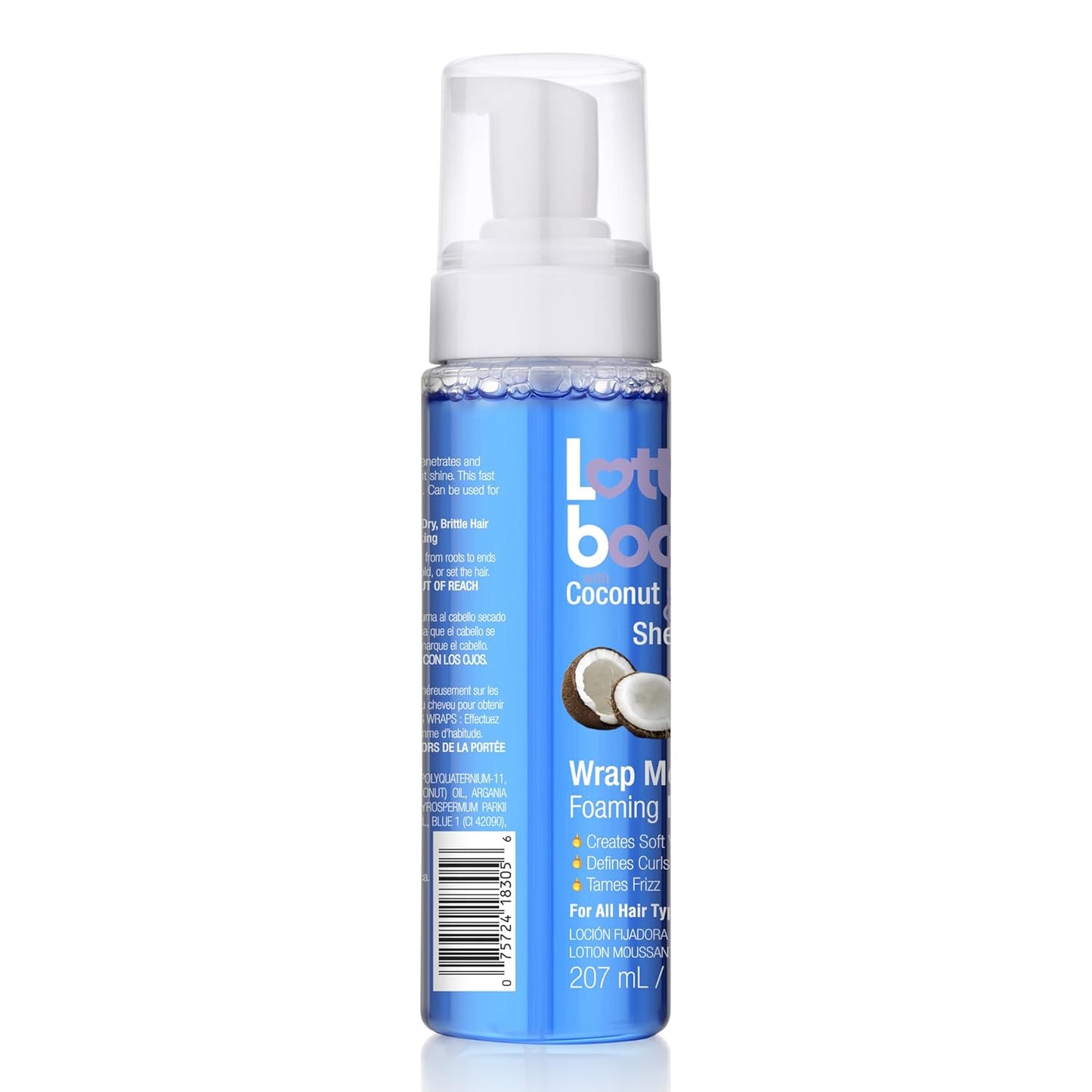 Lottabody Coconut Oil and Shea Wrap Me Foaming Curl Mousse , Creates S