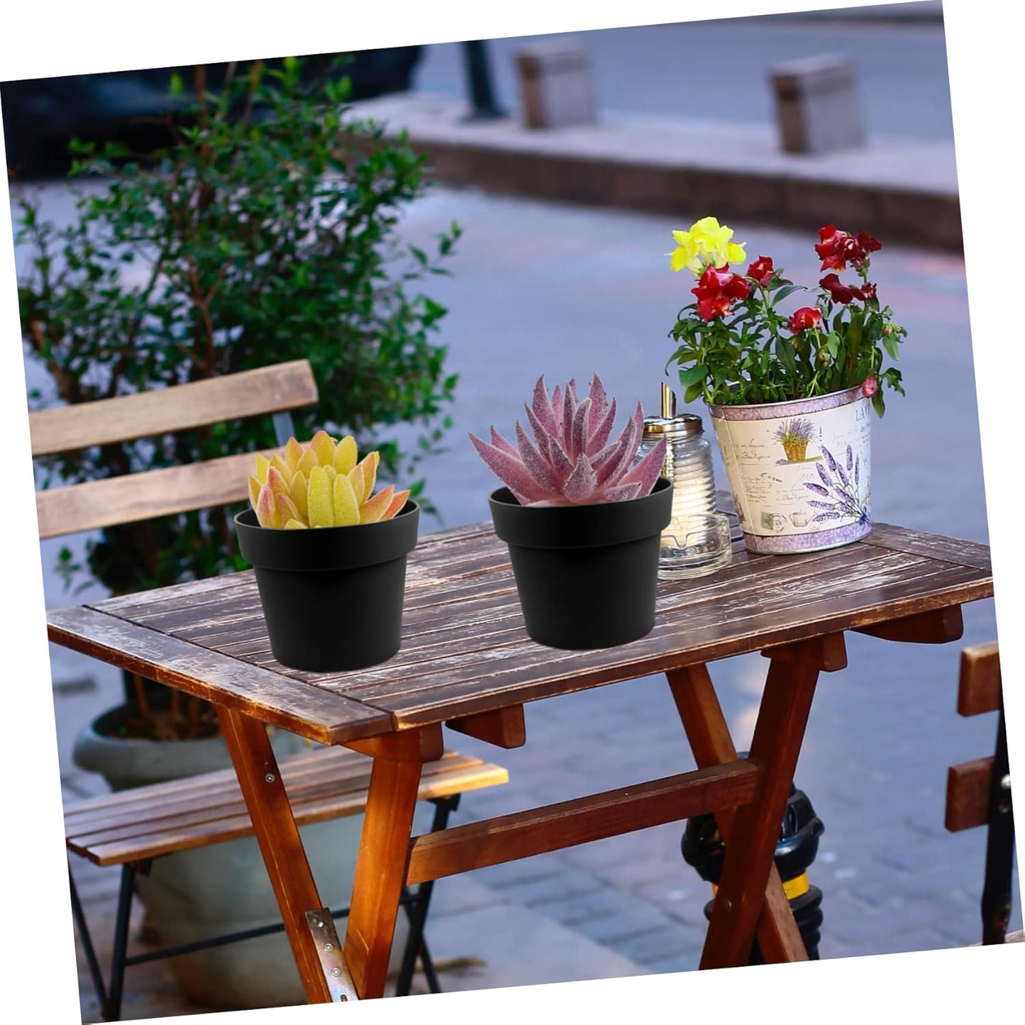 BESTOYARD 18pcs Simulated Succulents Miniature Succulent Planters Plas